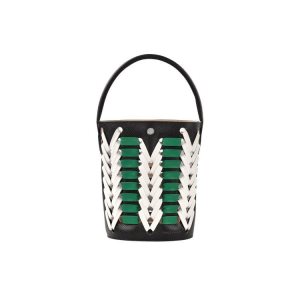 Borse A Mano Longchamp Bucket Pelle Nere | 79483-ZSOC