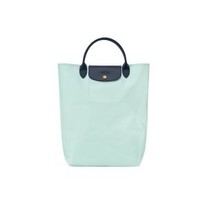 Borse A Mano Longchamp Celadon Tela Colorate | 90738-LXQO