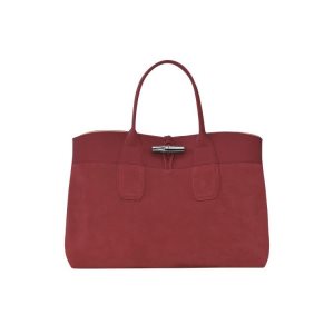 Borse A Mano Longchamp L Pelle Rosse | 04312-WGRL