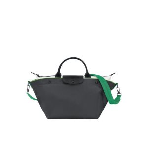 Borse A Mano Longchamp M Gun Metal Tela Grigie | 30815-HXED