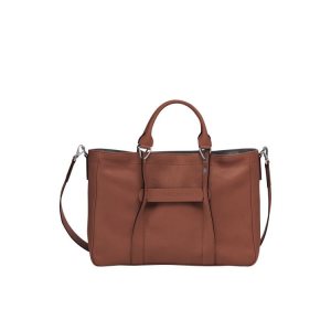 Borse A Mano Longchamp M Pelle Marroni | 04276-GFEM