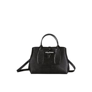 Borse A Mano Longchamp M Pelle Nere | 23169-REOP