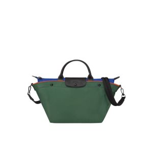 Borse A Mano Longchamp M Tela Verdi | 08361-ERYI