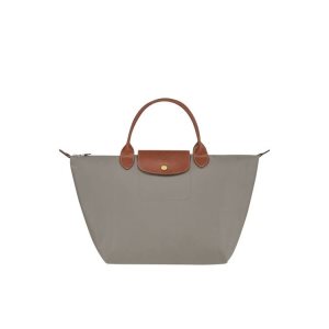 Borse A Mano Longchamp M Turtledove Recycled canvas Grigie | 25178-IXWM