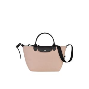Borse A Mano Longchamp S Hawthorn Recycled canvas Rosa | 01629-WUFL
