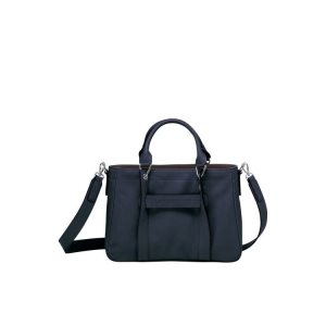 Borse A Mano Longchamp S Pelle Blu | 05829-KAGI