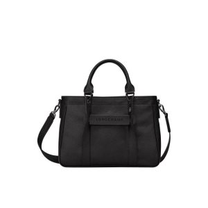 Borse A Mano Longchamp S Pelle Nere | 40937-XSJG