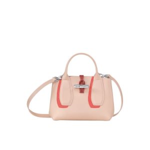 Borse A Mano Longchamp S Powder Pelle Rosa | 87643-ANCR