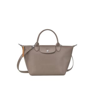 Borse A Mano Longchamp S Tela Grigie Marroni | 62307-QZAJ