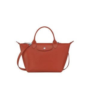 Borse A Mano Longchamp S Terracotta Tela Arancioni | 32480-MSJU