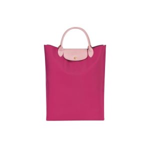 Borse A Mano Longchamp Tela Fucsia | 29501-DHPL