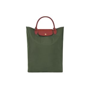 Borse A Mano Longchamp Tela Khaki | 19752-AYIT