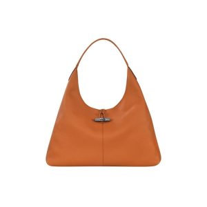 Borse A Tracolla Longchamp Hobo Xl Saffron Pelle Arancioni | 38970-OFQU