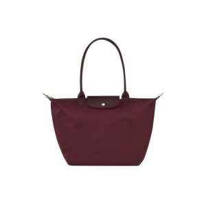 Borse A Tracolla Longchamp L Recycled canvas Bordeaux | 24650-XOGU