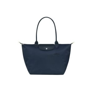 Borse A Tracolla Longchamp L Recycled canvas Blu Marino | 95620-SOVR