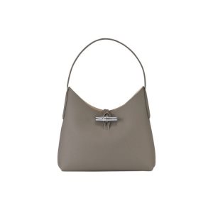 Borse A Tracolla Longchamp M Turtledove Pelle Grigie | 80261-RPLT
