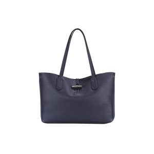 Borse A Tracolla Longchamp Pelle Blu Marino | 79034-SOVQ