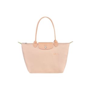 Borse A Tracolla Longchamp S Flowers Recycled canvas Rosa Chiaro | 94273-XLTF