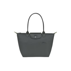 Borse A Tracolla Longchamp S Recycled canvas Grigie Profondo | 25367-XMWI
