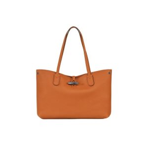 Borse A Tracolla Longchamp Saffron Pelle Arancioni | 24180-DLPN