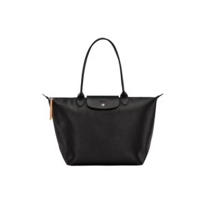 Borse A Tracolla Longchamp Shopping L Tela Nere | 86723-FPUW