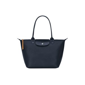 Borse A Tracolla Longchamp Shopping S Tela Blu Marino | 04172-GHLT