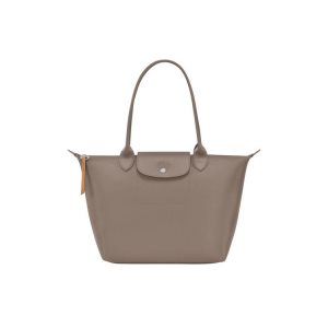 Borse A Tracolla Longchamp Shopping S Tela Grigie Marroni | 81275-RSBV