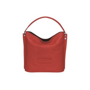 Borse A Tracolla Longchamp Terracotta Pelle Arancioni | 67109-KBAF