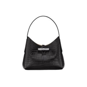 Borse A Tracolla Longchamp Xs Pelle Nere | 34925-OTND