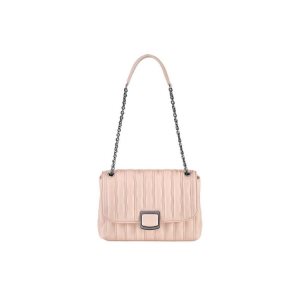 Borse Crossbody Longchamp M Powder Pelle Rosa | 98625-XTWF