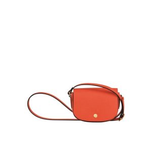 Borse Crossbody Longchamp Pelle Arancioni | 15829-CMTQ
