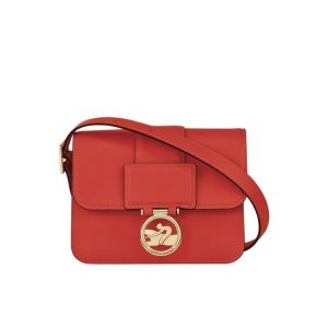 Borse Crossbody Longchamp S Pelle Arancioni | 20583-OFEW