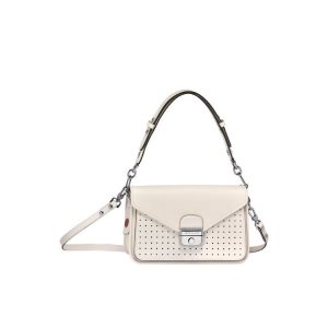 Borse Crossbody Longchamp S Pelle Bianche | 15879-CKJP
