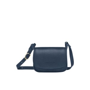 Borse Crossbody Longchamp S Pelle Blu Marino | 34851-MUJR