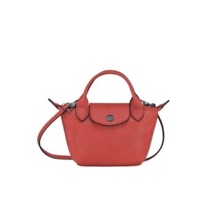Borse Crossbody Longchamp Terracotta Pelle Arancioni | 46385-EIUM