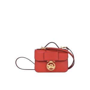 Borse Crossbody Longchamp Xs Pelle Arancioni | 67253-DEUV