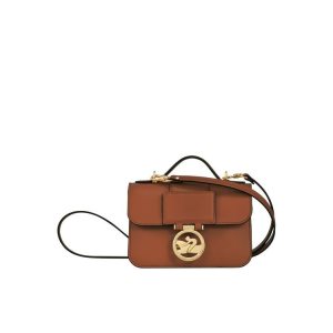 Borse Crossbody Longchamp Xs Pelle Marroni | 57680-QBTW