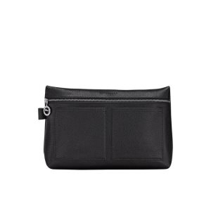 Borse Da Toilette Longchamp Pelle Nere | 24136-KMPC