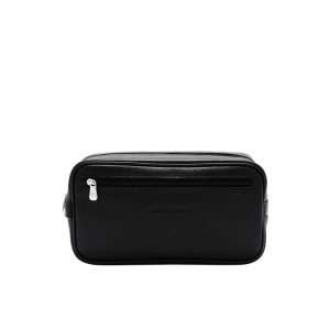 Borse Da Toilette Longchamp Pelle Nere | 74652-ISCX