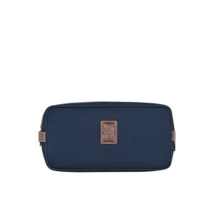 Borse Da Toilette Longchamp Tela Blu | 84765-CTMP