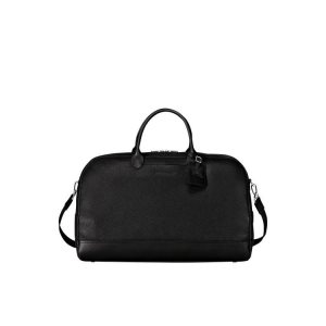 Borse Da Viaggio Longchamp L Pelle Nere | 91824-KEUW