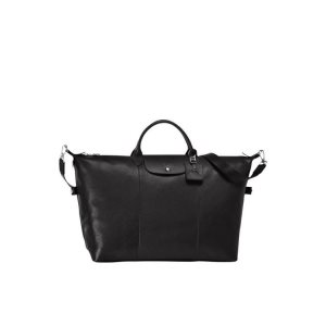 Borse Da Viaggio Longchamp Xl Pelle Nere | 34209-WJAH
