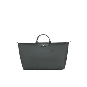 Borse Da Viaggio Longchamp Xl Recycled canvas Grigie Profondo | 59372-OIVE