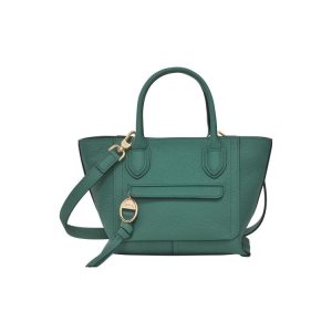 Borse Mini Longchamp S Pelle Grigie Verdi | 81763-BNFO