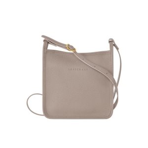 Borse Mini Longchamp Zipped S Turtledove Pelle Grigie | 03841-RUYC