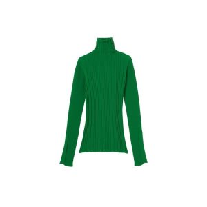 Camicetta Longchamp Maglia Lana Vergine Verdi | 15634-IKWM