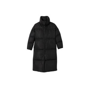 Cappotti Longchamp Long Puffer Sintetica Fibres Nere | 16948-WITK