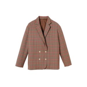 Cappotti Longchamp Pea Lana Vergine Marroni | 01759-OEJI
