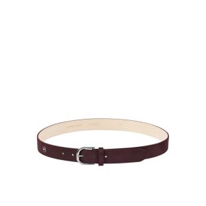 Cinture Longchamp Pelle Bordeaux | 84230-BLYN