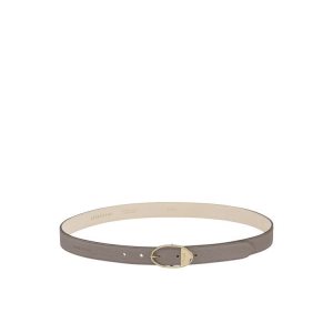 Cinture Longchamp Pelle Grigie Marroni | 47293-JEKF